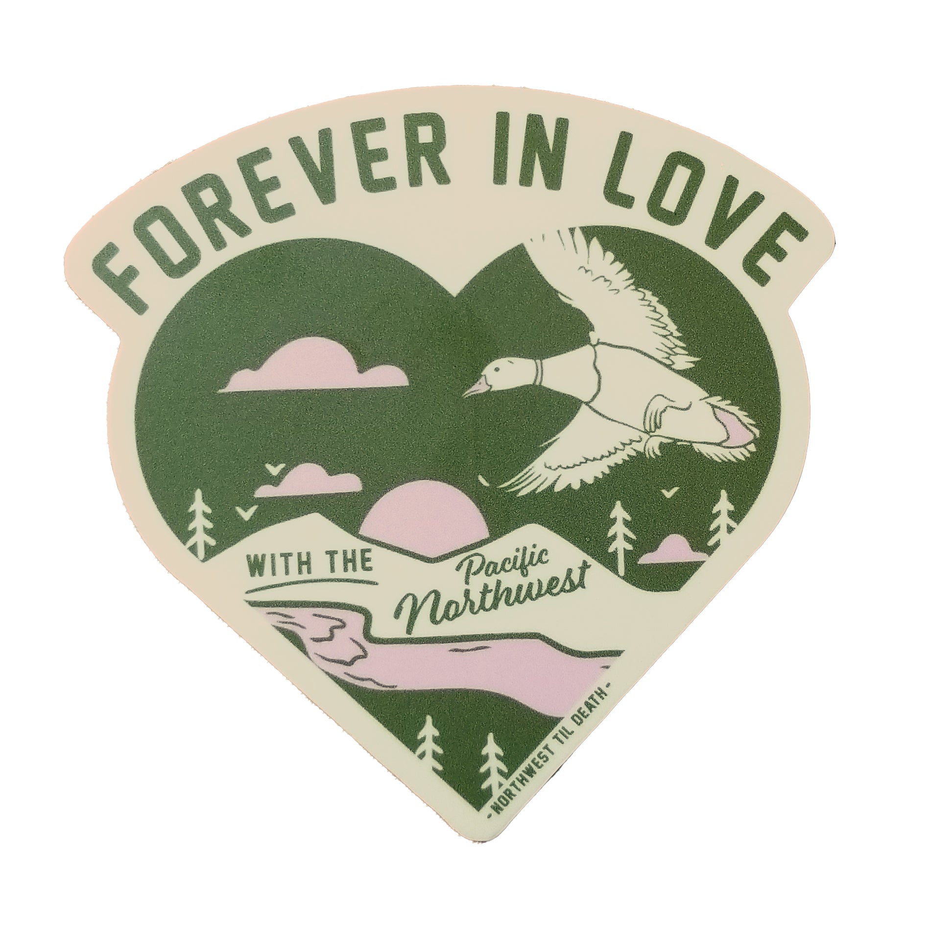 Forever In Love 3" Sticker